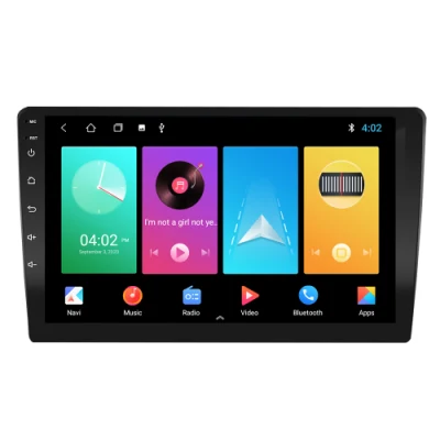 Topnavi 9-Zoll-Universal-Touchscreen-Autoradio Bt5.0 4G DSP RDS Android Auto Carplay 2DIN GPS-Navigationssystem